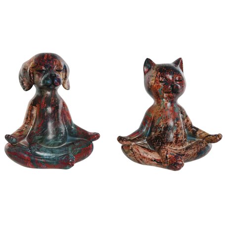 Figurine Décorative Home ESPRIT Multicouleur animaux 20 x 13,5 x 22,5 