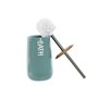 Brosse de salle de wc Home ESPRIT Beige Turquoise Bambou Acier inoxyda