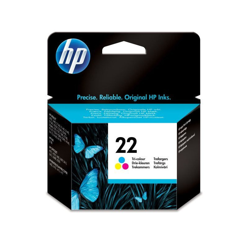 HP 22 cartouche d'encre trois couleurs authentique