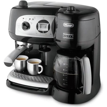 DELONGHI BCO 264.1 Combiné expresso cafetiere - Noir