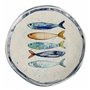 Assiette plate La Mediterránea Peixe Brille (6 Unités)