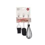 Ensemble d'ustensiles de cuisine Pâtisserie Noir Transparent Silicone