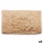 Tapis Beige Coton Polyester 50 x 2 x 80 cm (6 Unités)
