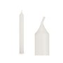 Ensemble de Bougies Blanc 2 x 2 x 15 cm (12 Unités)