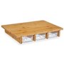 Planche à découper Marron Transparent Bambou 40 x 6 x 28 cm