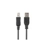 Câble USB A vers USB B Lanberg CA-USBA-15CU-0010-BK Noir 1 m