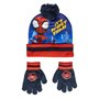Bonnet et gants Spidey Bleu clair (Taille unique)