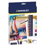 Gouache Painting Set Manley 16 Pièces Multicouleur
