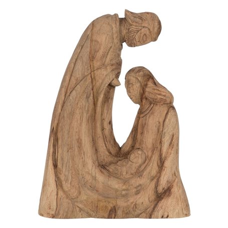 Accesoires pour crèche de Noël Naturel Bois de manguier 28 x 5,5 x 37