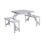 Table de pique-nique Marbueno Aluminium Gris 136 x 67 x 85 cm