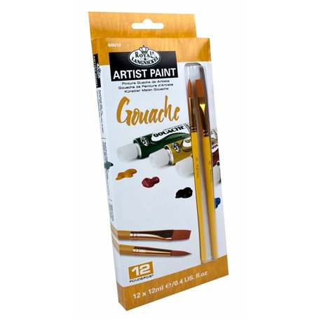 Set de peinture à la gouache Royal & Langnickel 12 Pièces Multicouleur