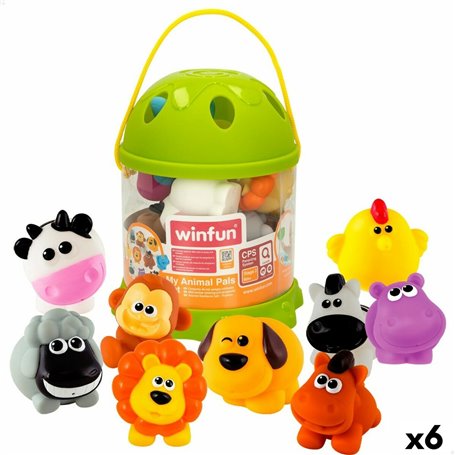 Set Animaux de la Ferme Winfun Plastique 10 Pièces 6 x 5,5 x 5 cm (6 U