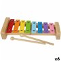 Xylophone Woomax Bois Métal 26 x 4,5 x 11,5 cm (6 Unités)