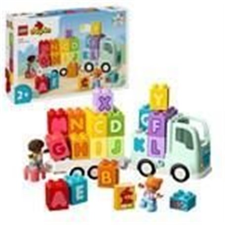 LEGO 10421 DUPLO Ma Ville Le Camion de l'Alphabet. Jouet d'Apprentissa