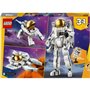 LEGO 31152 Creator 3en1 L'Astronaute dans l'Espace. Jouet de Construct