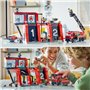 LEGO 60414 City La Caserne et le Camion de Pompiers. Jouet de Figurine