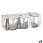 Set de Verres Points Transparent verre 265 ml (8 Unités)