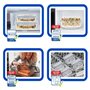 Ensemble de contenants de cuisine hermétiques empilables Max Home 6 Un