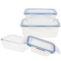 Ensemble de contenants de cuisine hermétiques empilables Max Home 6 Un