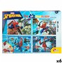 Puzzle Enfant Spider-Man Double face 4 en 1 48 Pièces 35 x 1,5 x 25 cm