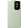 Etui Folio Clear View Cover Vert Clair pour Samsung G S24 Samsung