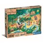 Clementoni - 1000p Disney Maps Le Livre de la Jungle - Gamme de puzzle