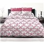 Parure de couette 240x260 cm HOME LINGE PASSION FRISE : Housse de coue