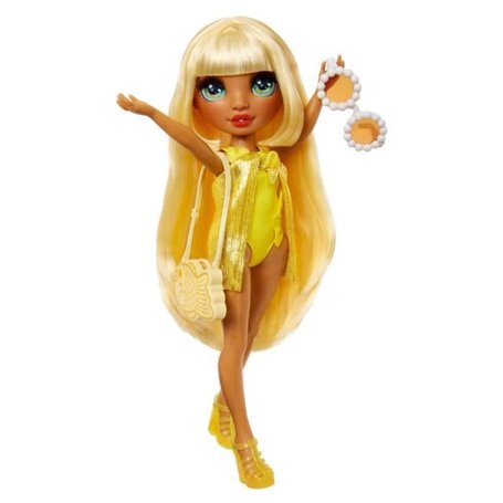 Rainbow High Swim & Style - Poupée mannequin ariculée 27 cm - Sunny (J