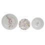 Service de Vaisselle Home ESPRIT Blanc Vert Rose Porcelaine 18 Pièces