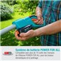 Taille-haies sur perche à batterie GARDENA - THS42/18V P4A - 18V - 42