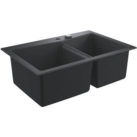 GROHE Évier en composite K700 31657AP0 - A encastrer - 2 bacs - sans é