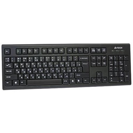 A4Tech KR-85 USB QWERTY Anglais américain Noir