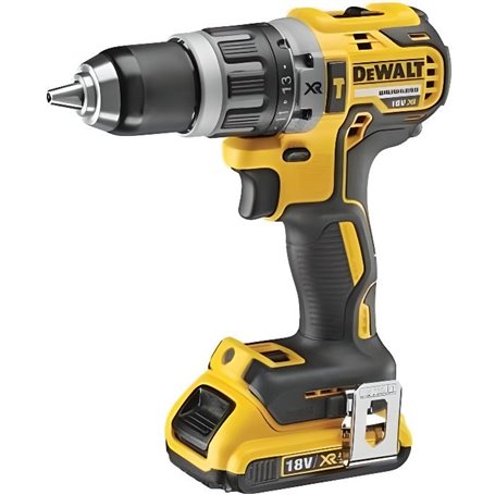 DeWalt - Perceuse visseuse à percussion à batterie 18V Li-Ion 2x2Ah -