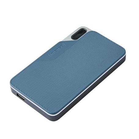 SSD externe TX100 2 To bleu-gris, USB-A 3.2 Gen 1 (5 Gbit/s) Kapazität