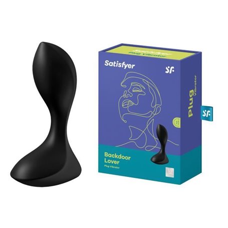 SATISFYER Backdoor Lover, Noir, Plug Vibromasseur