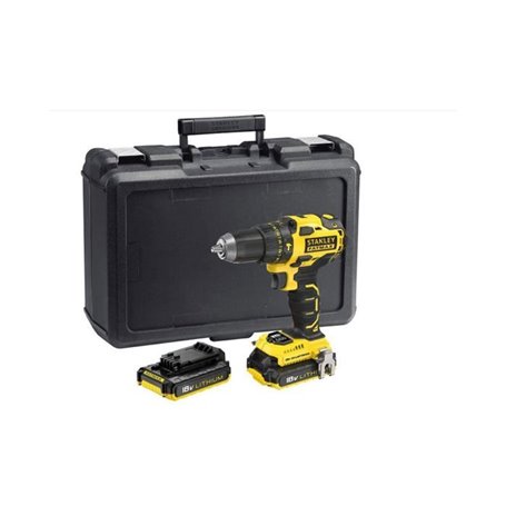 Perceuse-visseuse à percussion 18V + 2 batteries 2Ah + chargeur + coff