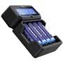XTAR X4 Chargeur de piles rondes Li-ion, NiCd, NiMH 12650, 13500, 1365