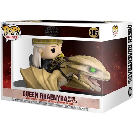 Figurine Funko Pop! Ride Dlx - House Of The Dragon - Rhaenyra Avec Syr