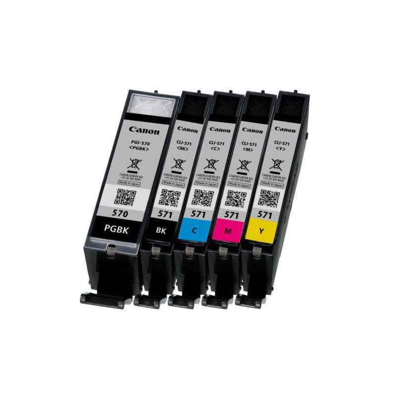 Image secondaire de Canon Multipack de cartouches d'encre CLI-571 BK/C/M/Y