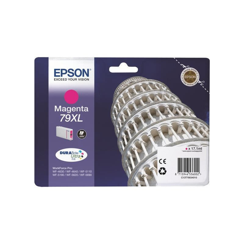 Epson Cartouche d'encre 79 XL Magenta - Tour de Pise (C13T79034010)