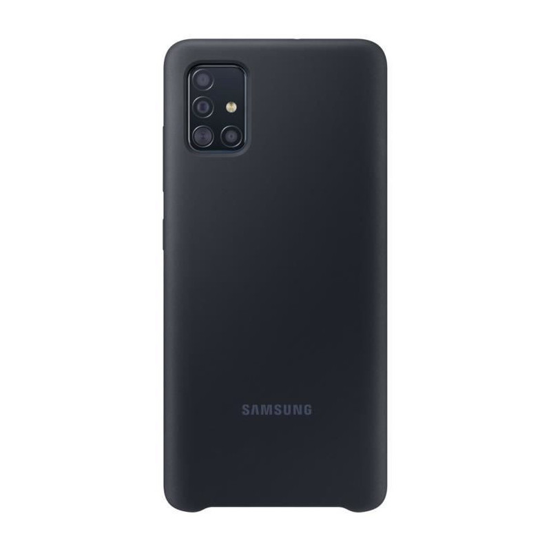 Coque Silicone Samsung A51 Noir