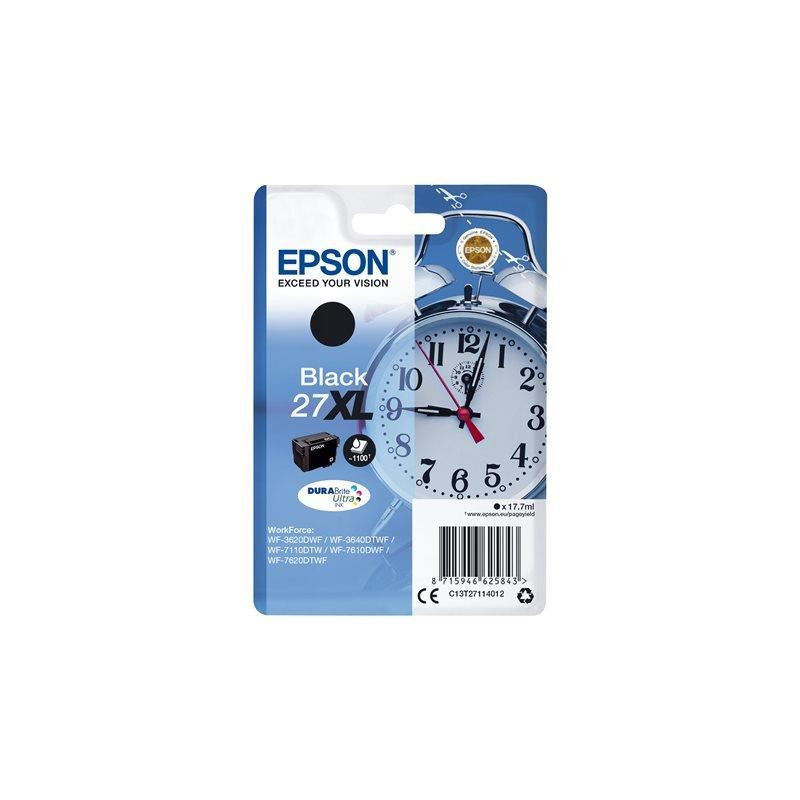 Epson Cartouche d'encre T2711 XL Noir - Réveil (C13T27114012)