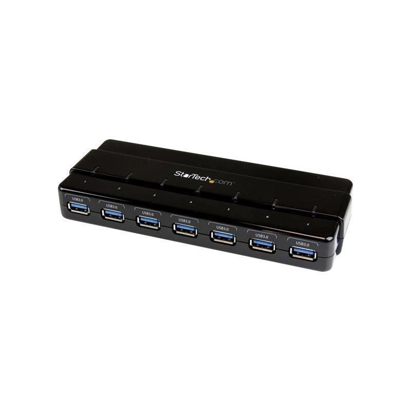 Startech.com Hub SuperSpeed USB 3.0 avec 7 ports - 5Gbps - Concentrateur USB 3.0 avec adaptateur d'alimentation