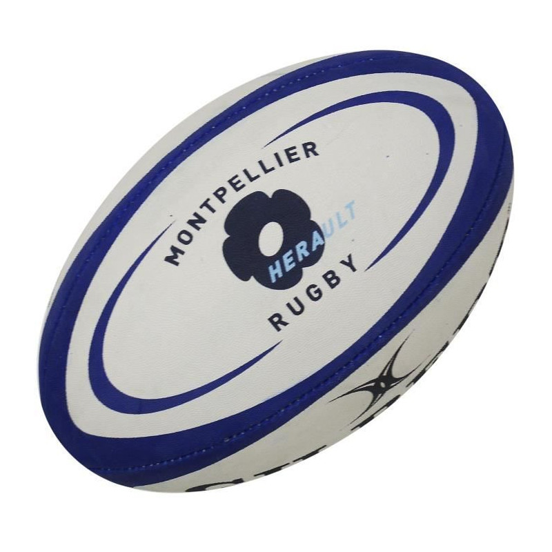 Ballon de Rugby Gilbert REPLICA - Montpellier 5 Multicouleur