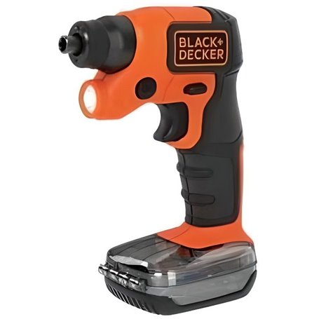 Tournevis Electrique sans fil BLACK+DECKER 3.6V avec 31 Embouts de Vis