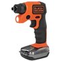 Tournevis Electrique sans fil BLACK+DECKER 3.6V avec 31 Embouts de Vis