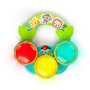 BRIGHT STARTS Jouet musical Safari Beats, 3 tambours colorés, 2 modes