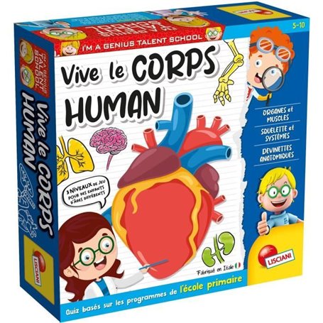Jeu de parcours sur le corps humain - LISCIANI - Découvrez et apprenez