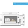 Coffre-fort Électronique a Alarme - YALE - YEC/200/DB2 - Small 8.6L -