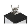 Lanterne Home ESPRIT Noir Argenté Verre Acier 18 x 18 x 41 cm (2 Pièce